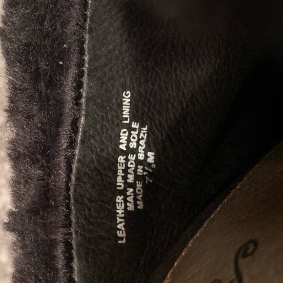 Matisse Black heel with fur accent - Picture 6 of 10